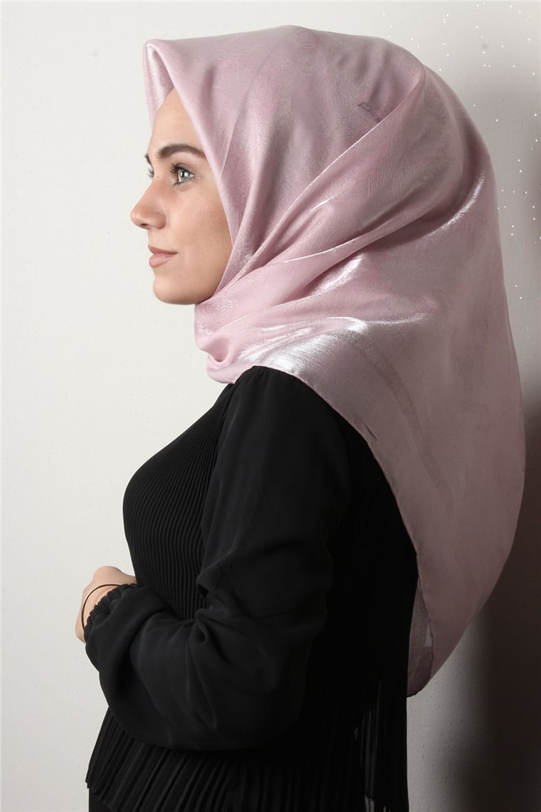 Rose Simli Eşarp 3201-3 Pudra 