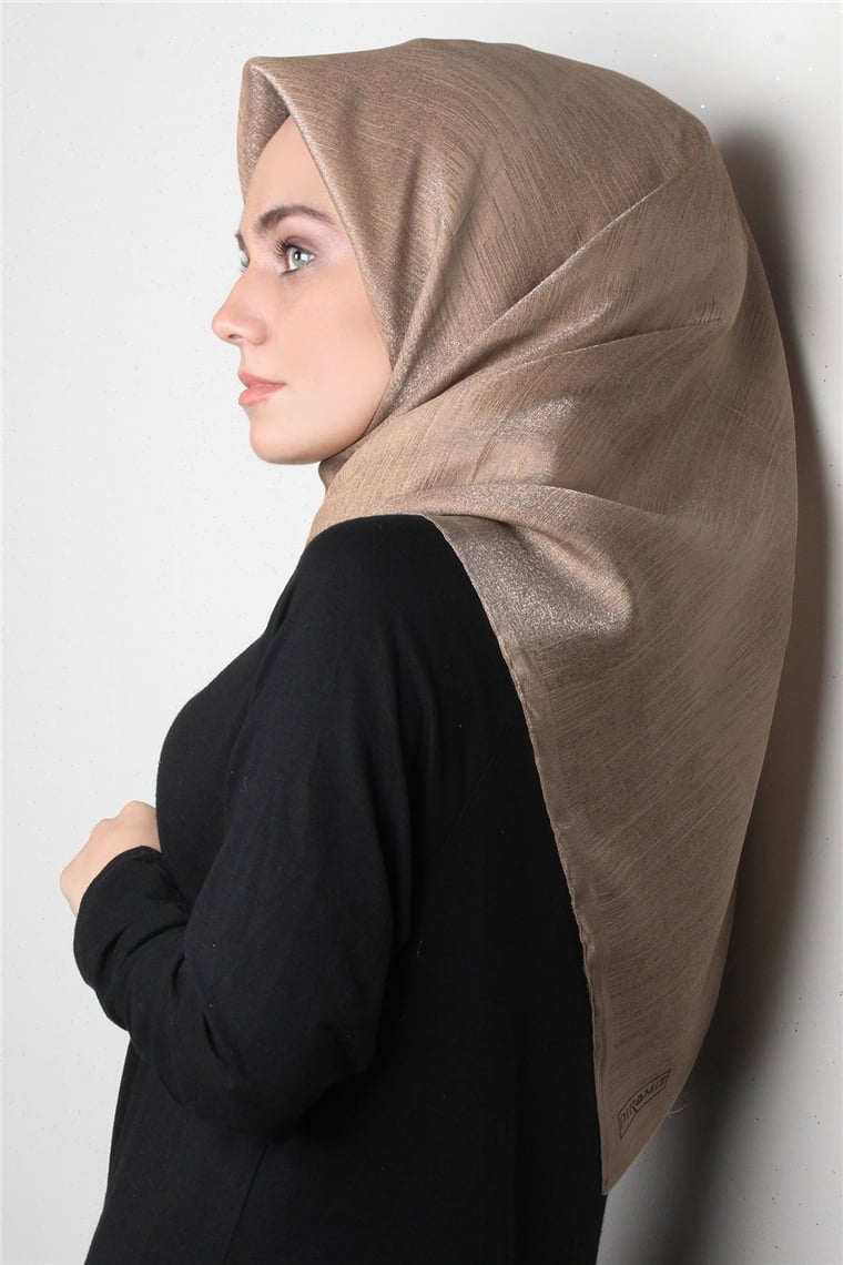 Rose Simli Eşarp 3202-14 Sütlü Kahve