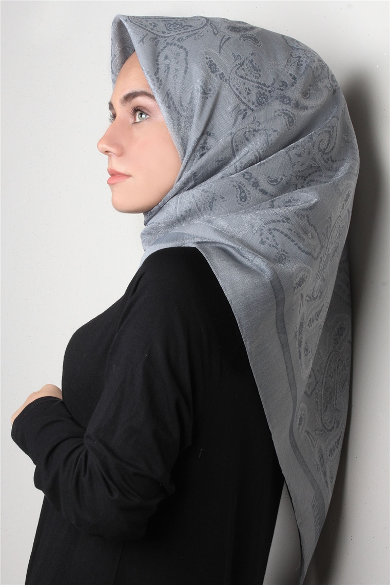 Rose Simli Eşarp 3203-11 Gri 