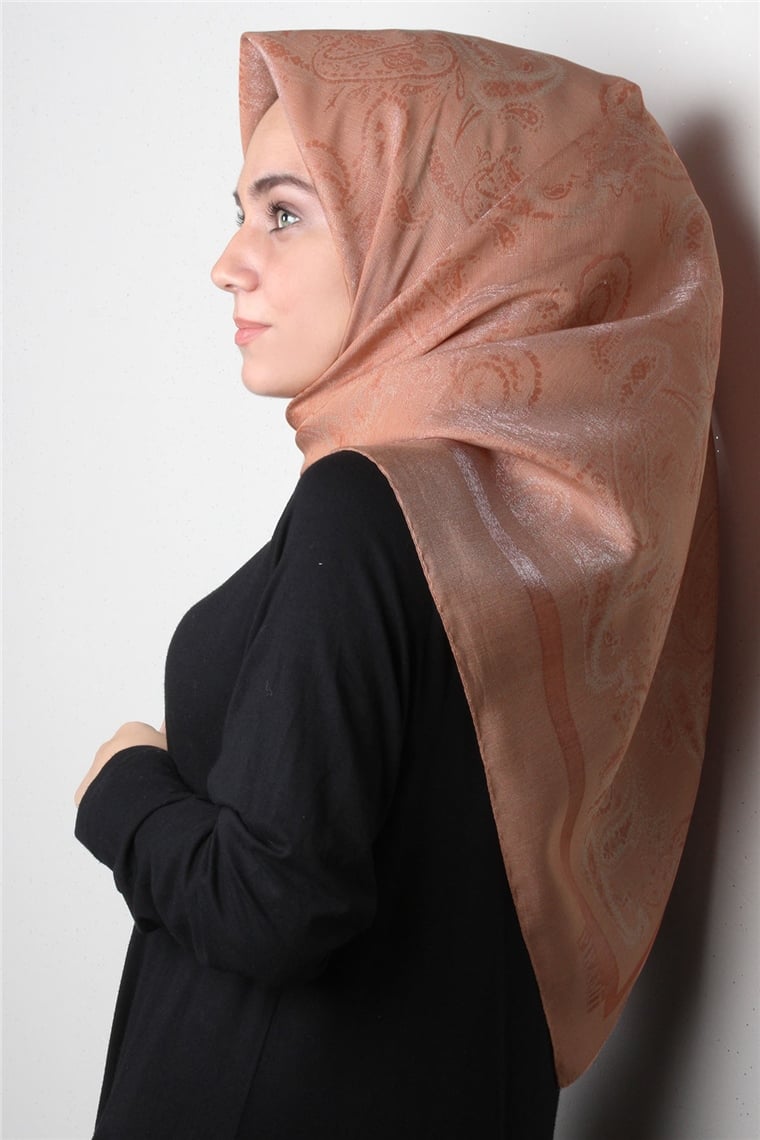 Rose Simli Eşarp 3203-2 Turuncu