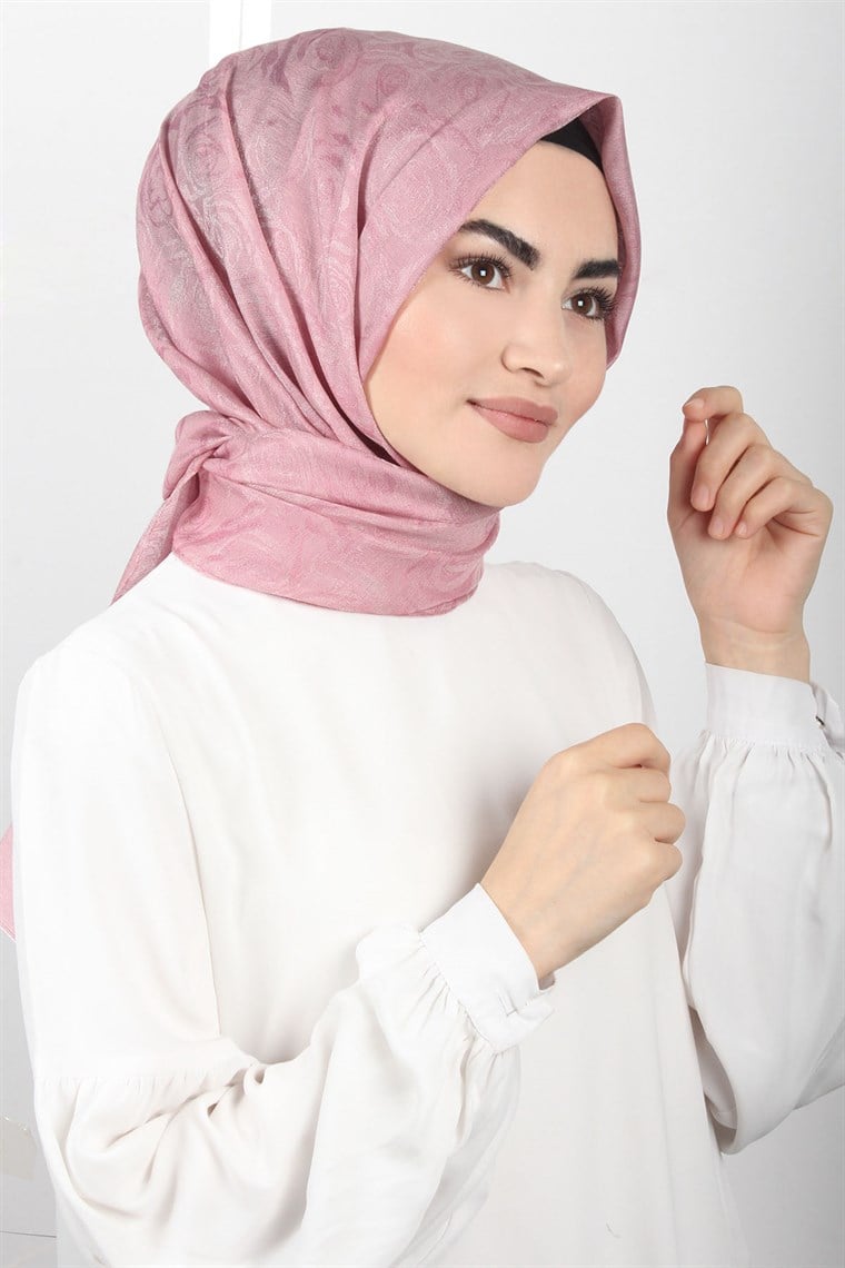 Rose Simli Şal 1385-38 Pudra