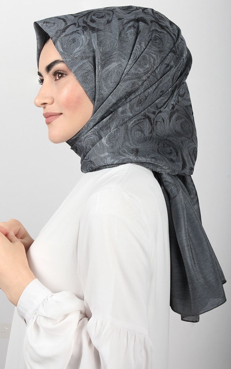 Rose Simli Şal 1385-47 Füme
