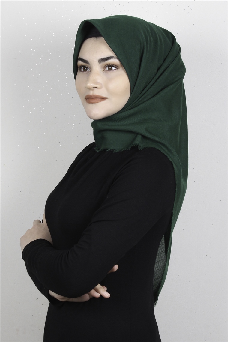 Royal Bürümcük Eşarp 1660-17 Zümrüt Yeşili