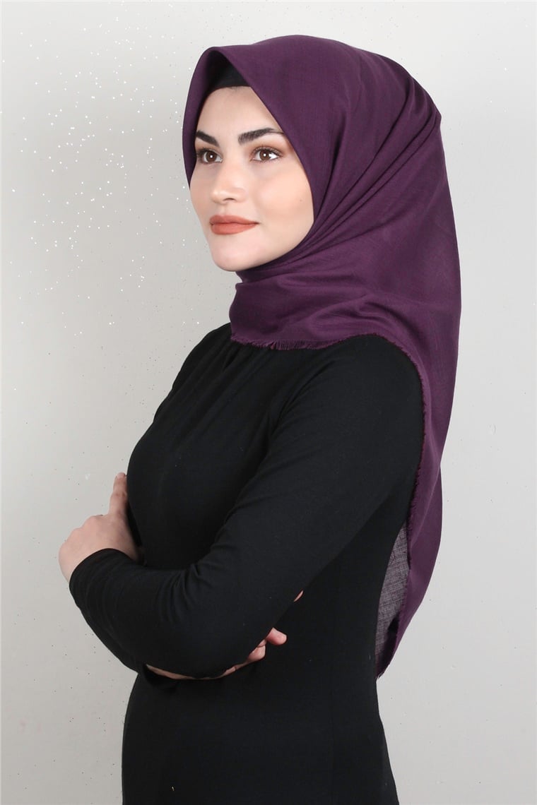 Royal Bürümcük Eşarp 1660-6 Mor