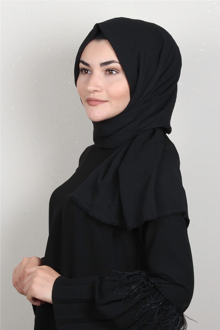 Royal Bürümcük Şal 1453-11 Siyah