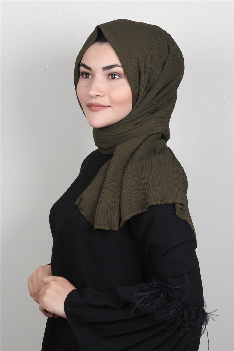 Royal Bürümcük Şal 1453-15 Kına Yeşili