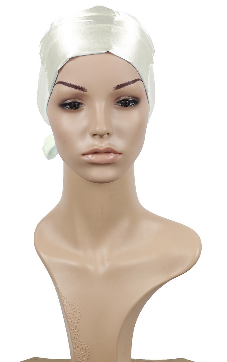 Saten Eşarp Bonesi 2508-7