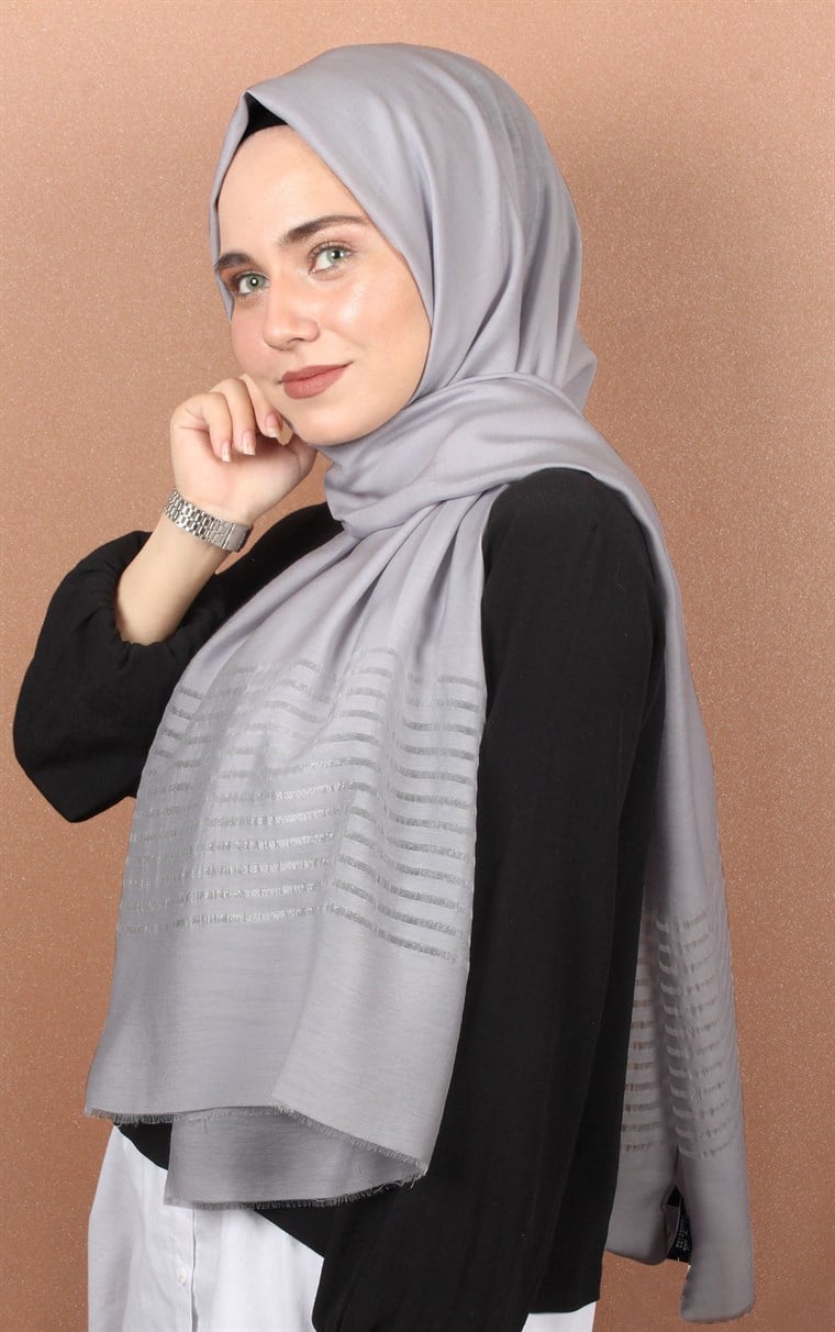 Şeritli Cazz Şal 1834-12