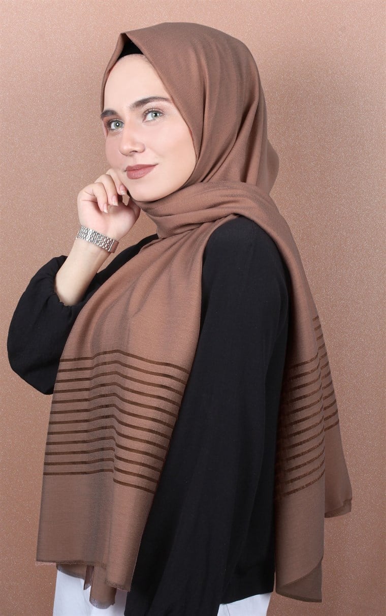 Şeritli Cazz Şal 1834-13