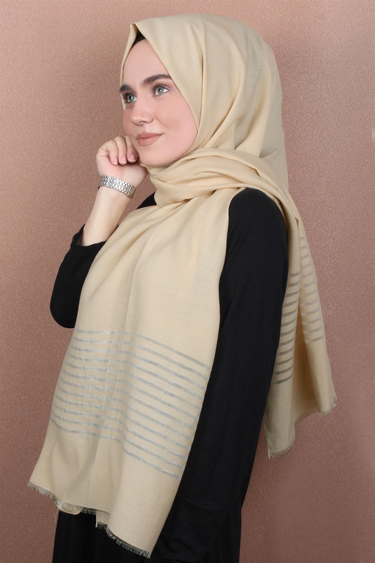 Şeritli Cazz Şal 1834-16