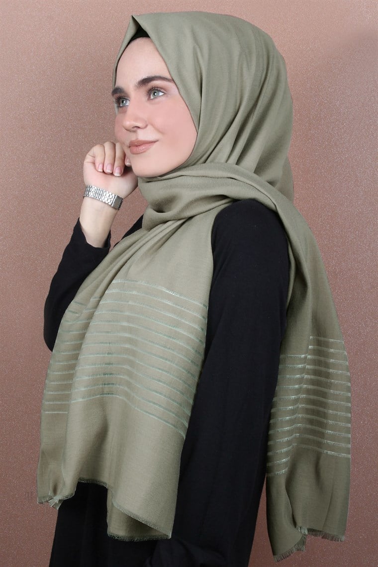 Şeritli Cazz Şal 1834-17