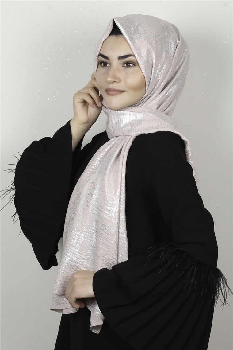 Sidelya Varaklı Şal 3090-4 Bej