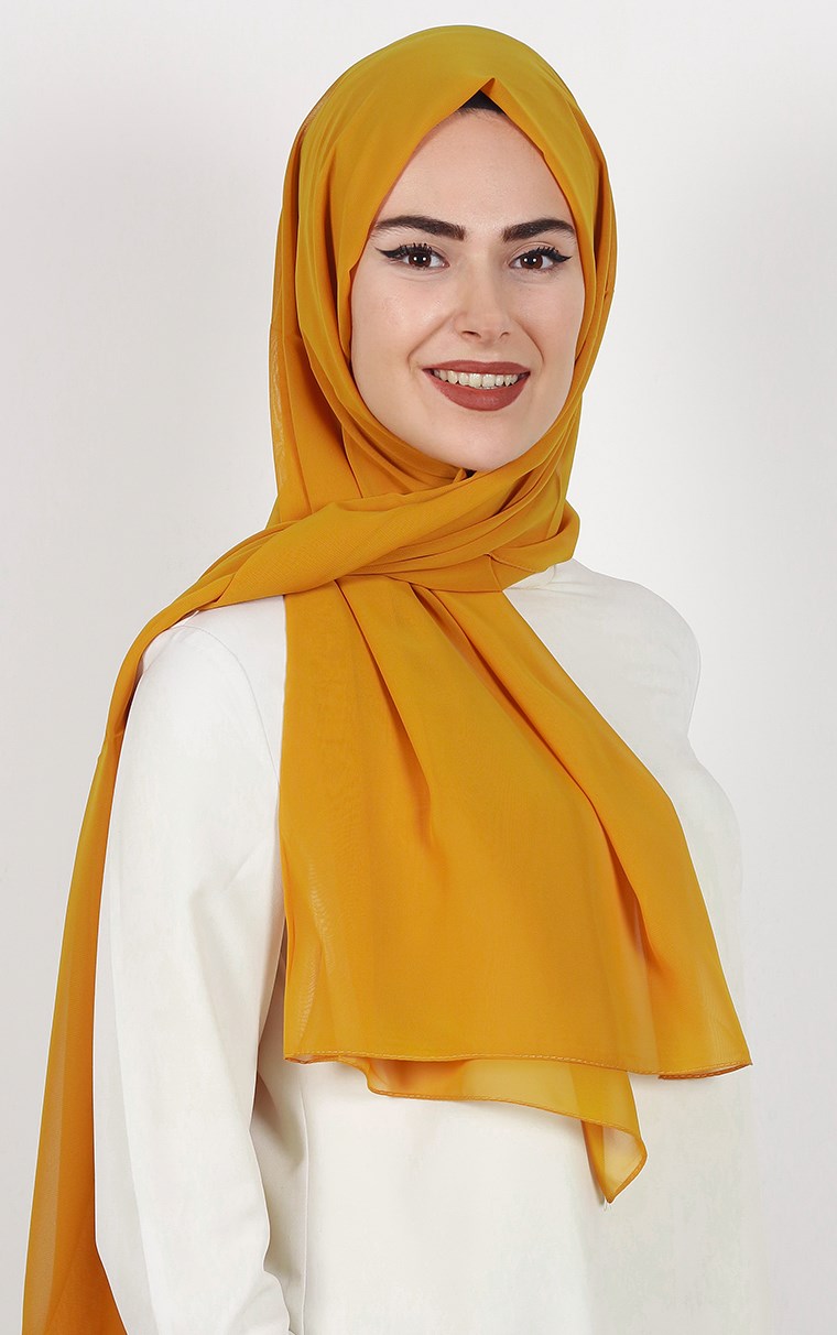 Şifon Şal Düz Renk 1293-32