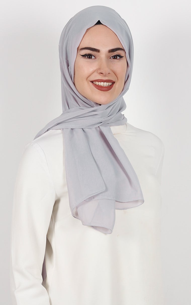 Şifon Şal Düz Renk 1293-33