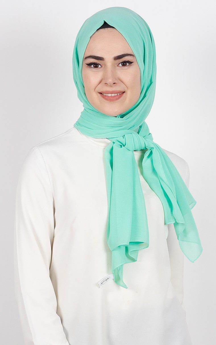 Şifon Şal Düz Renk 1293-4