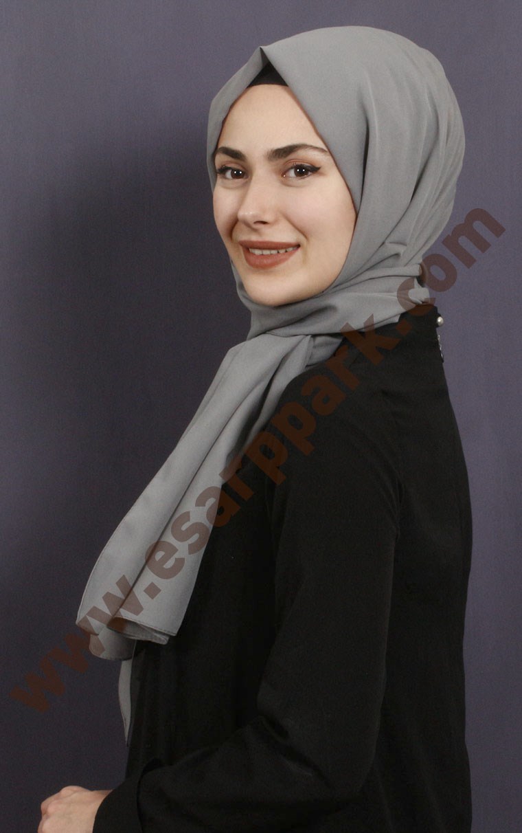 Şifon Şal Düz Renk 1293-64