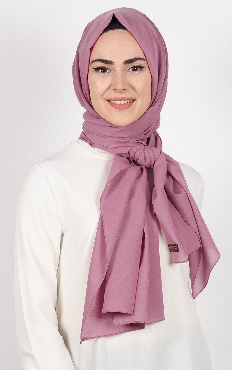 Şifon Şal Düz Renk 1293-8