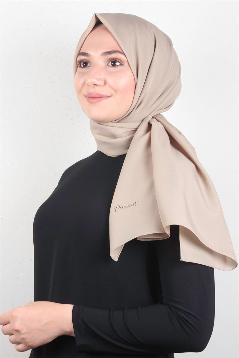 Şifon Şal Düz Renk 1293-94 Çöl Kahvesi