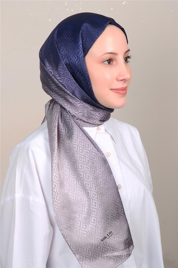 Silk Life Degrade Jakar Şal 2122-3