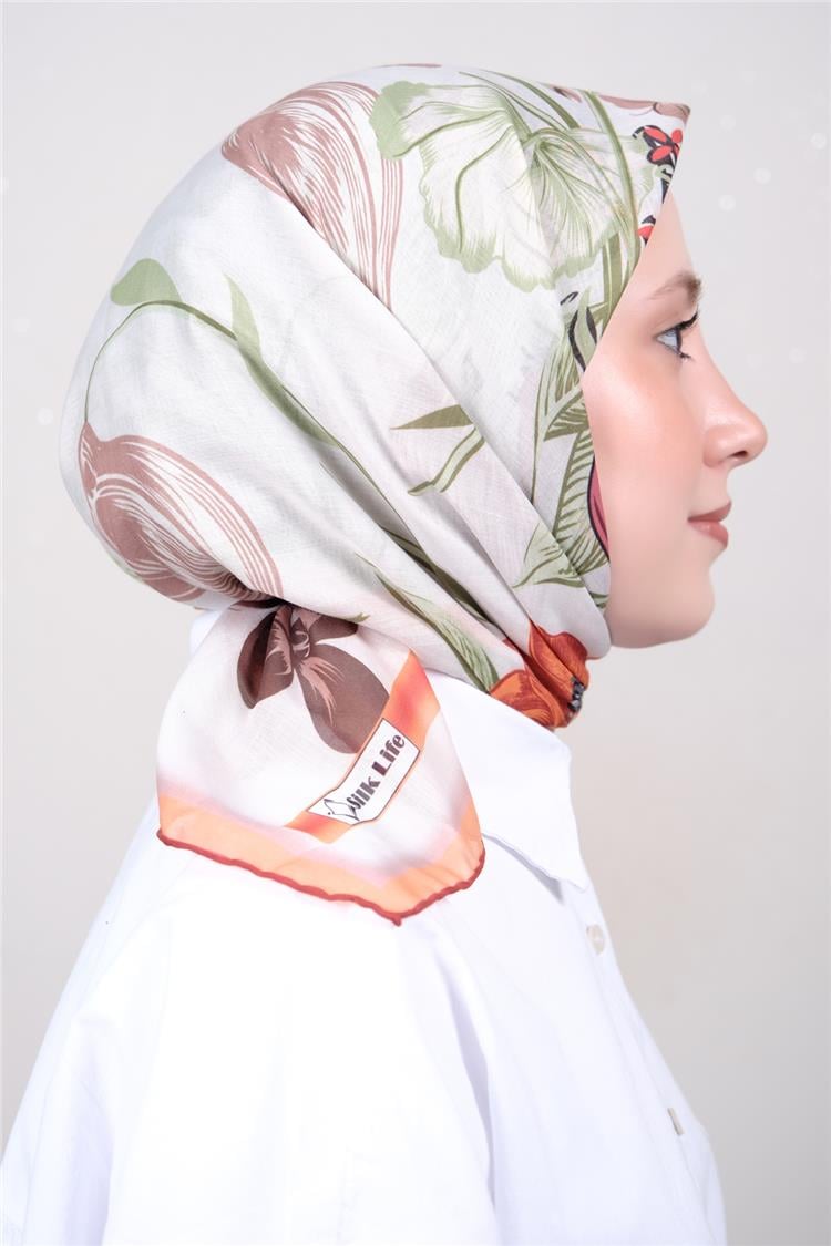 Silk Life Firuze Soft Eşarp 1714-4