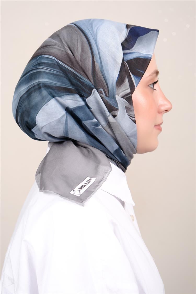 Silk Life Firuze Soft Eşarp 1715-4