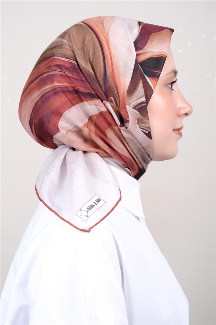 Silk Life Firuze Soft Eşarp 1715-6