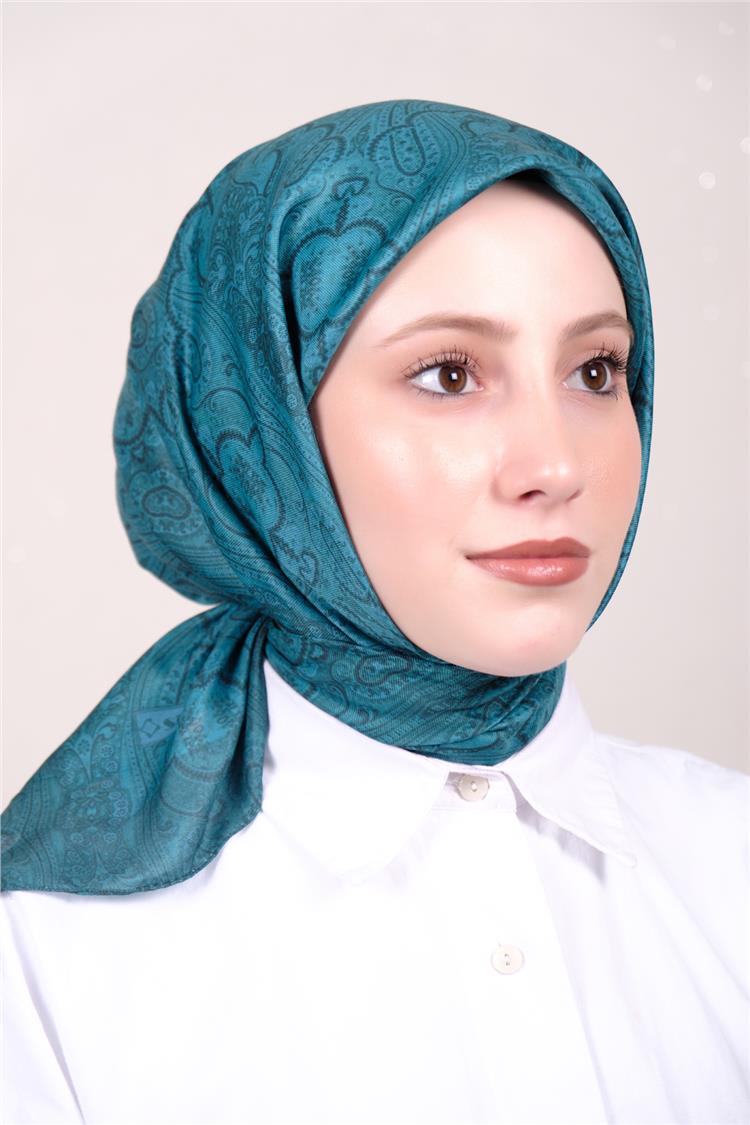 Silk Life Firuze Soft Eşarp 1716-7