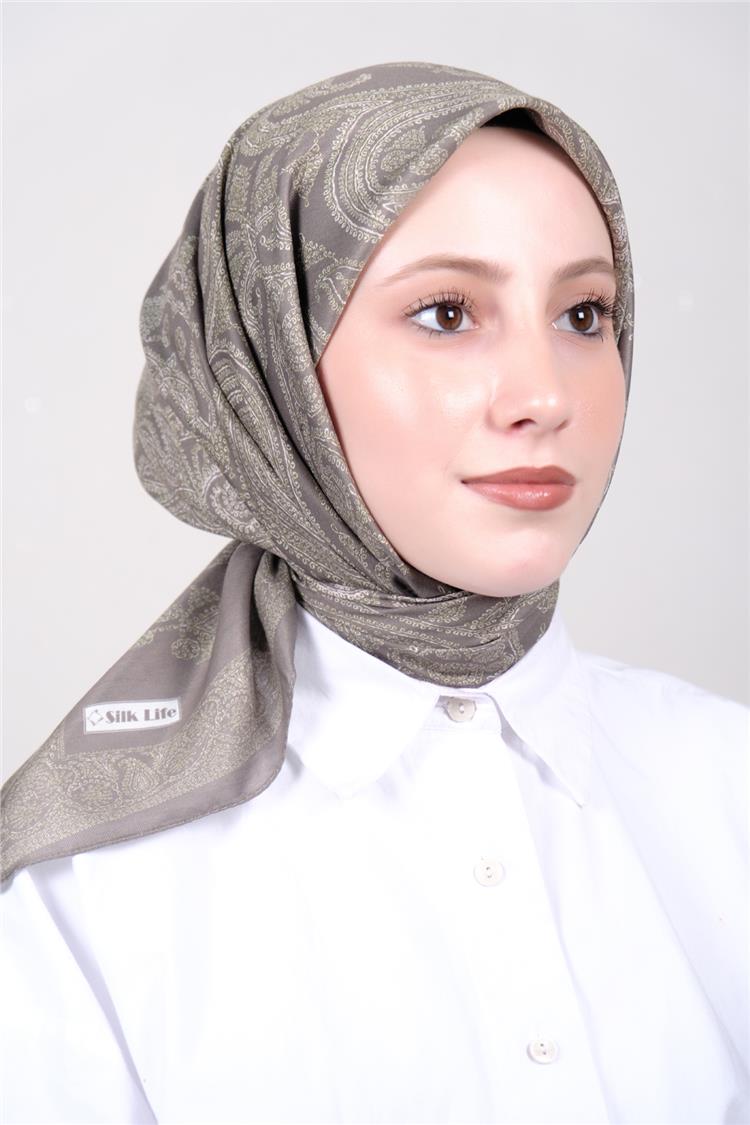Silk Life Firuze Soft Eşarp 1719-13