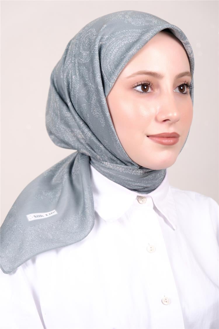 Silk Life Firuze Soft Eşarp 1719-5