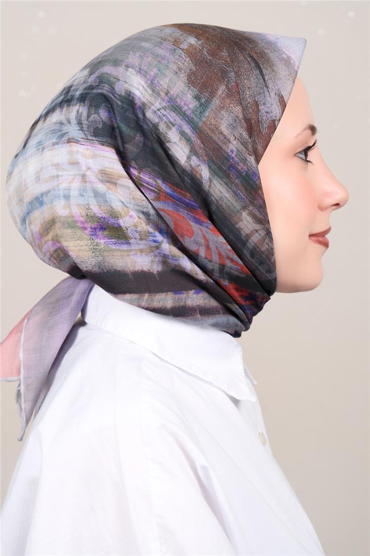 Silk Life Firuze Soft Eşarp 1721-3