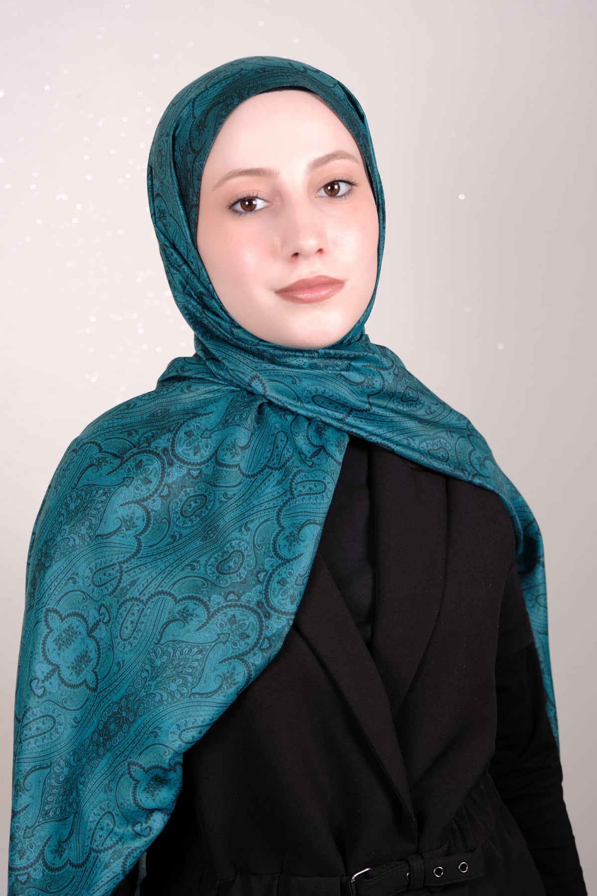 Silk Life Firuze Soft Şal 1510-2
