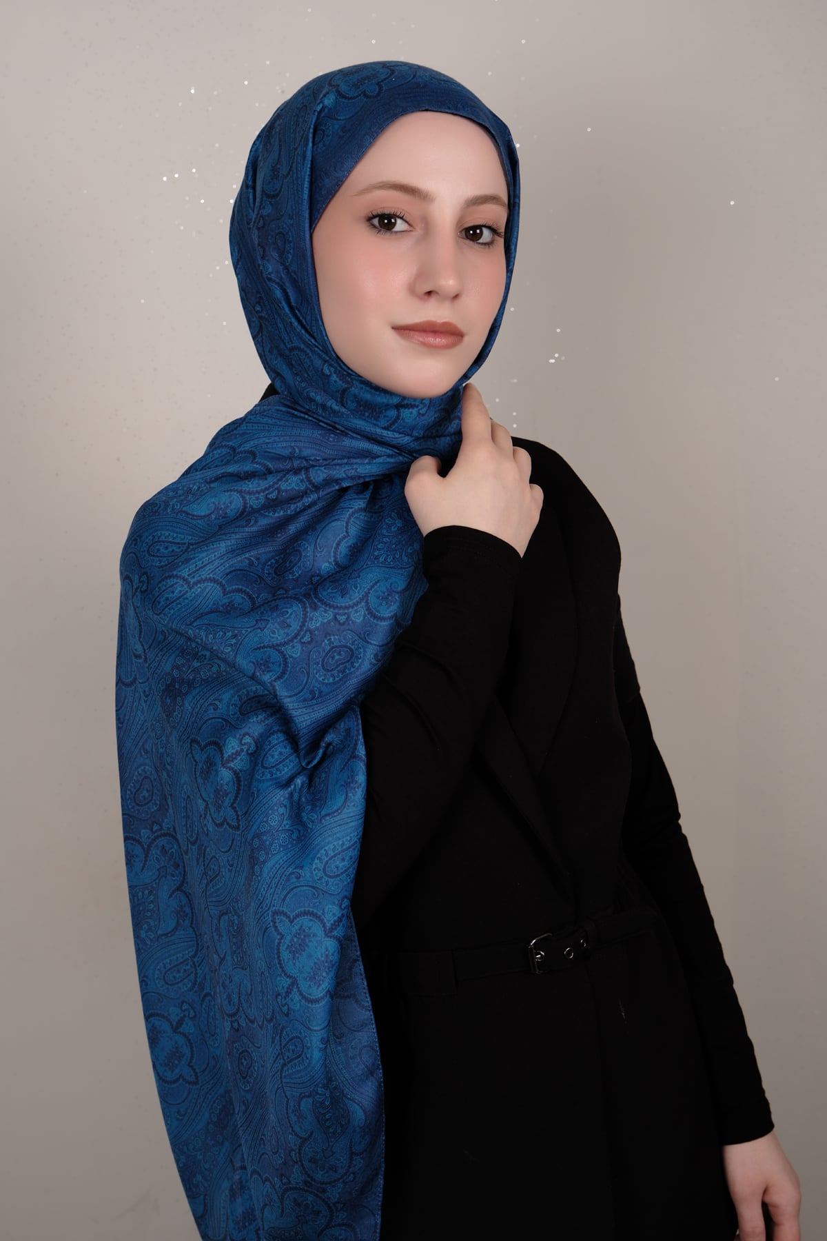Silk Life Firuze Soft Şal 1510-8