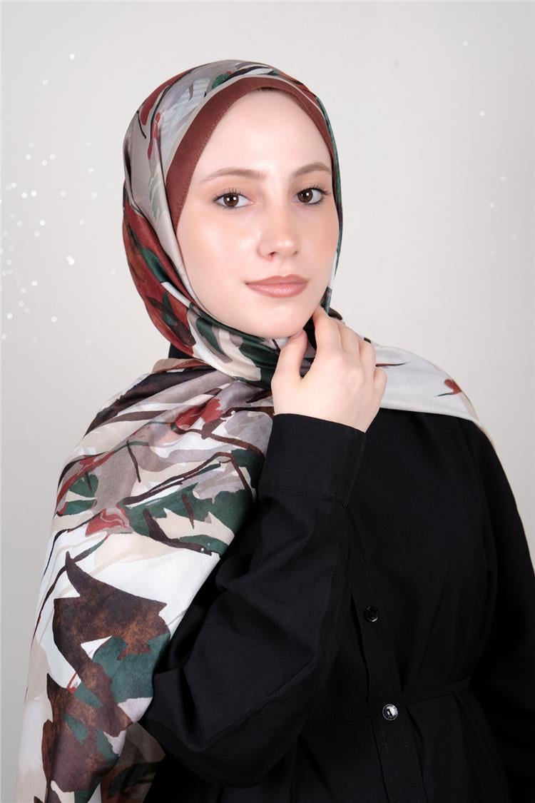 Silk Life Firuze Soft Şal 1513-5