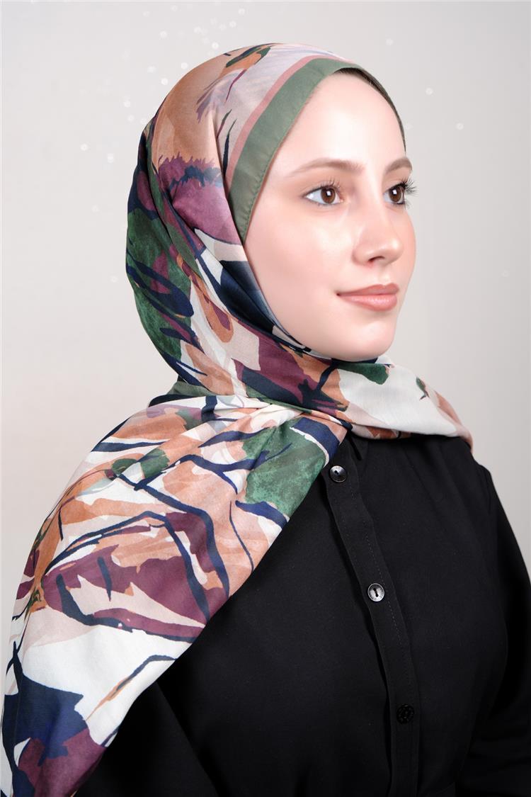 Silk Life Firuze Soft Şal 1513-8