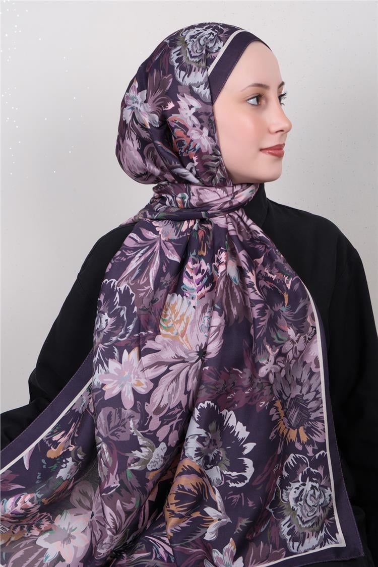 Silk Life Firuze Soft Şal 1519-1
