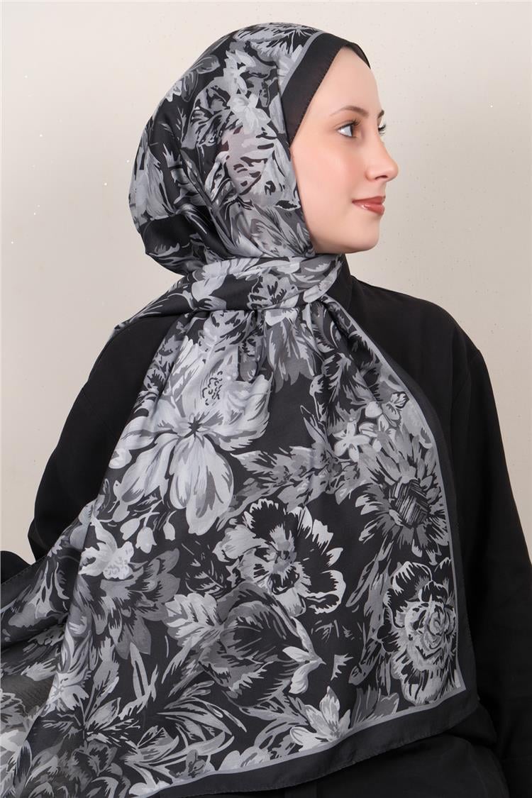Silk Life Firuze Soft Şal 1519-4