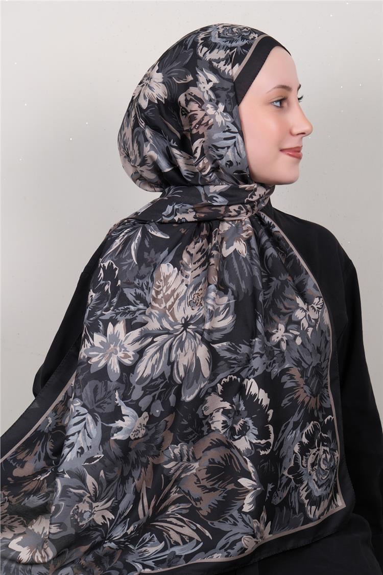Silk Life Firuze Soft Şal 1519-6
