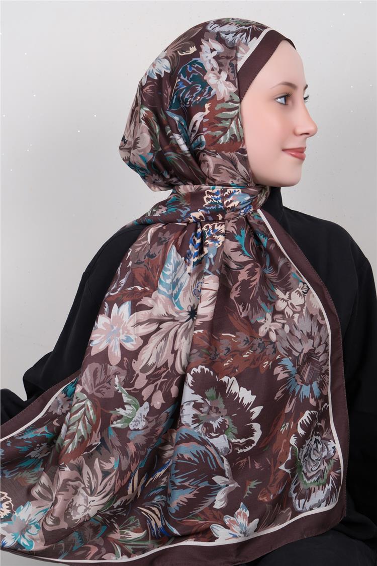Silk Life Firuze Soft Şal 1519-7
