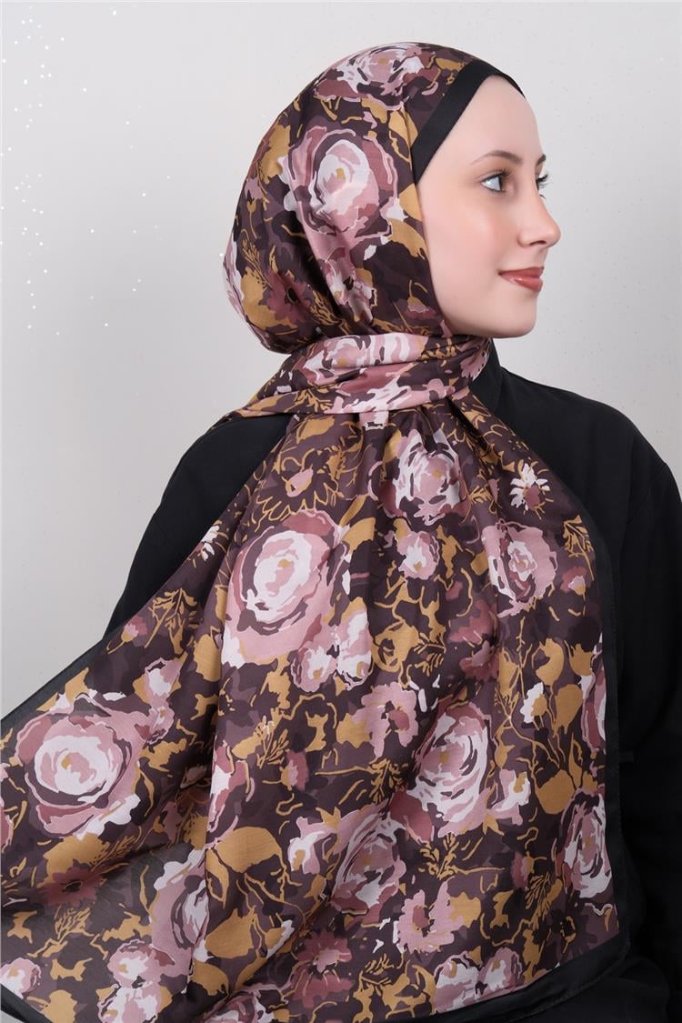 Silk Life Firuze Soft Şal 1521-1