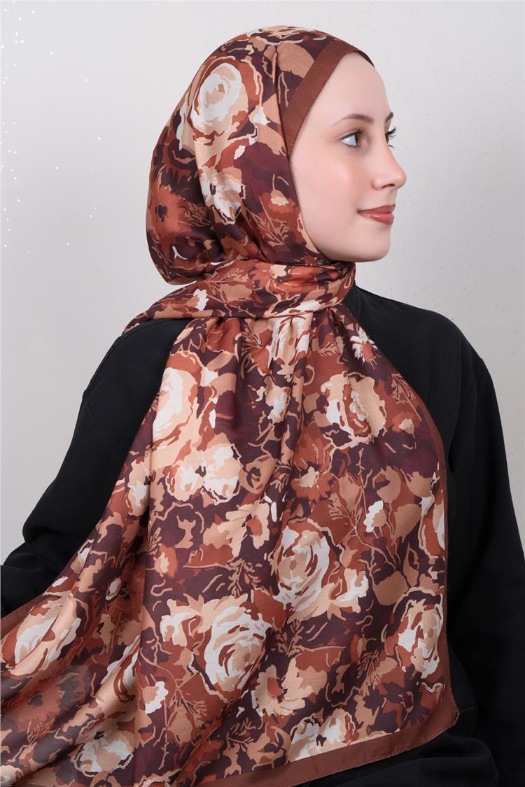 Silk Life Firuze Soft Şal 1521-6