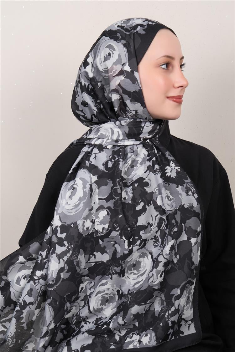 Silk Life Firuze Soft Şal 1521-8