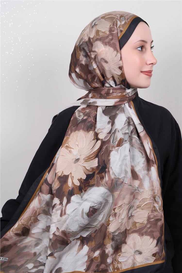Silk Life Firuze Soft Şal 1524-4