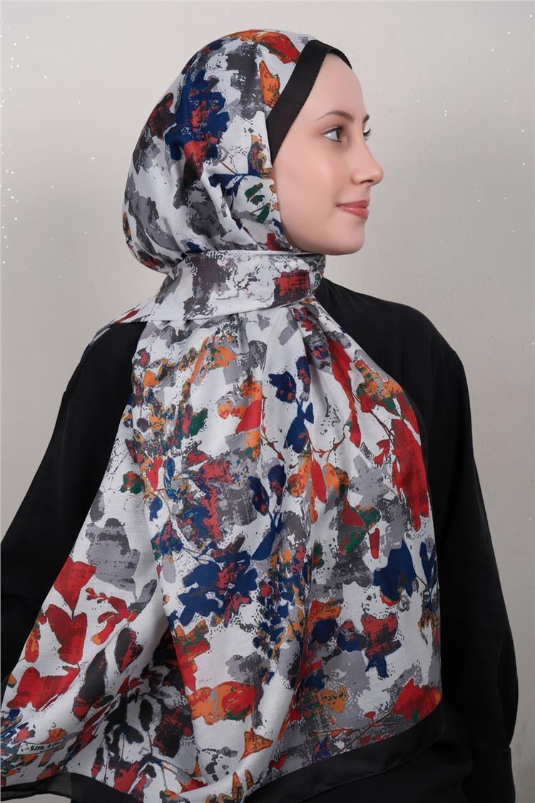 Silk Life Firuze Soft Şal 1525-5