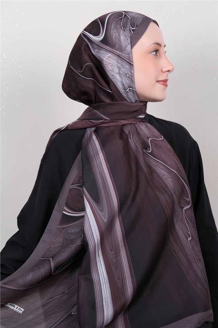Silk Life Firuze Soft Şal 1527-1