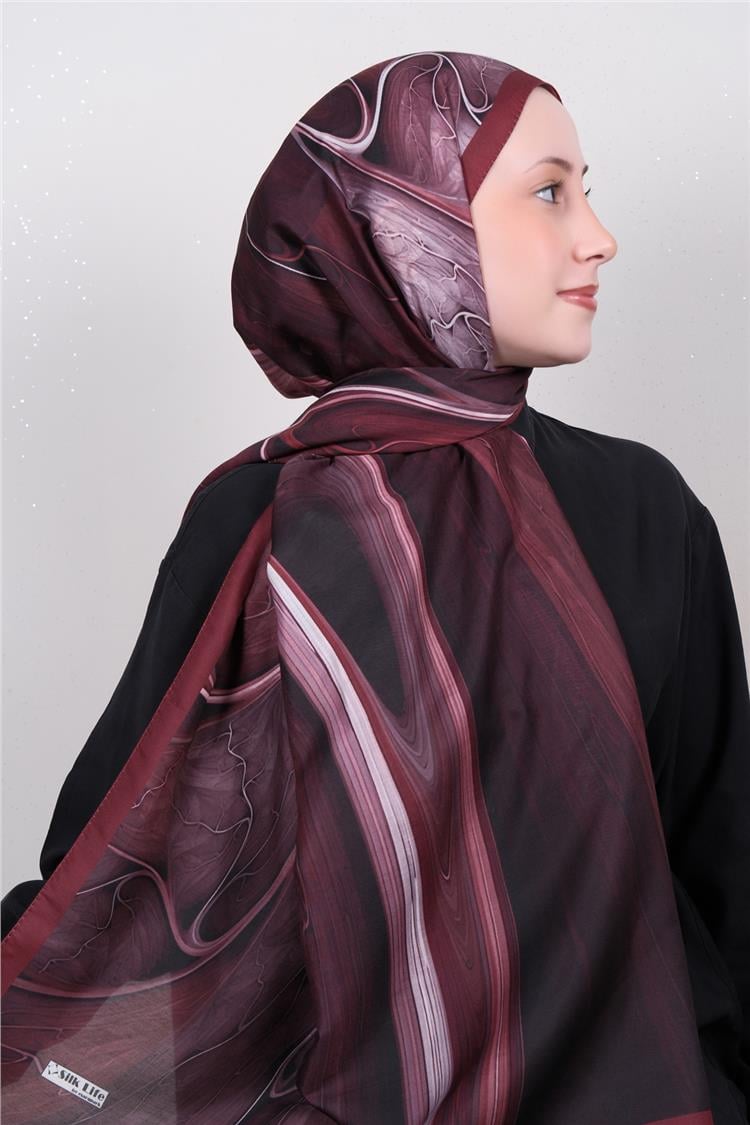Silk Life Firuze Soft Şal 1527-4