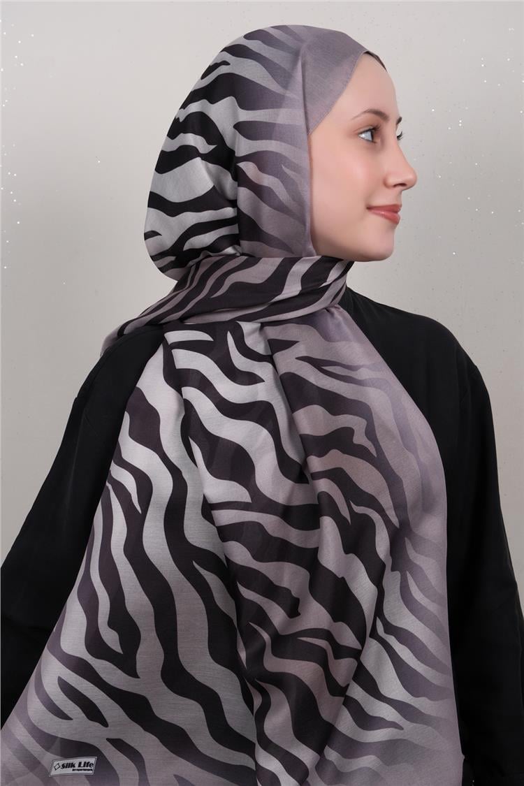 Silk Life Firuze Soft Şal 1529-4