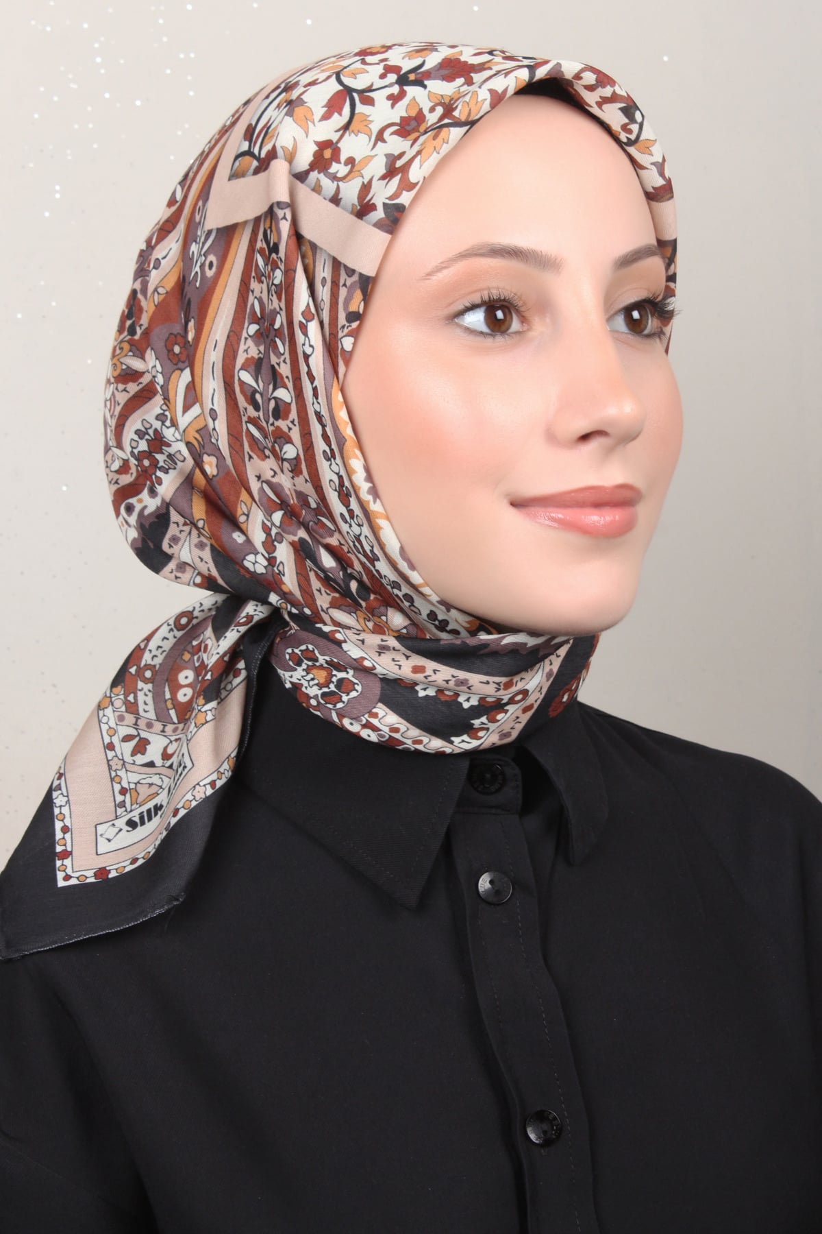 Silk Life Lotus Eşarp 4127-9
