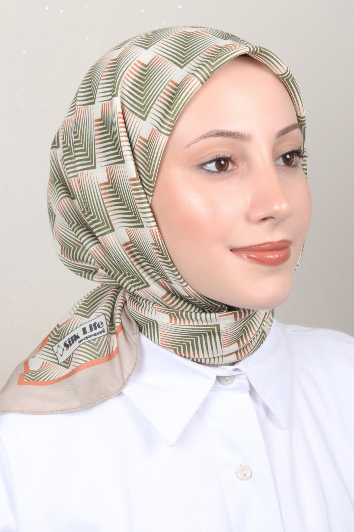 Silk Life Lotus Eşarp 4129-14 