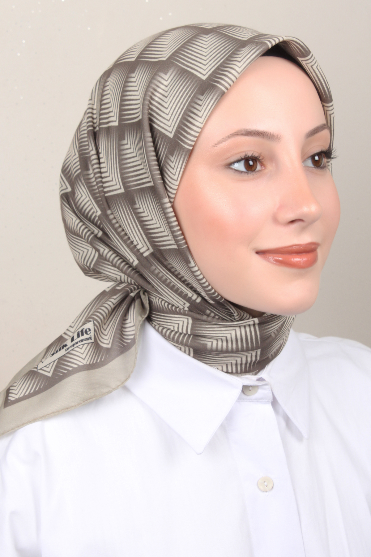 Silk Life Lotus Eşarp 4129-5 Yeşil 