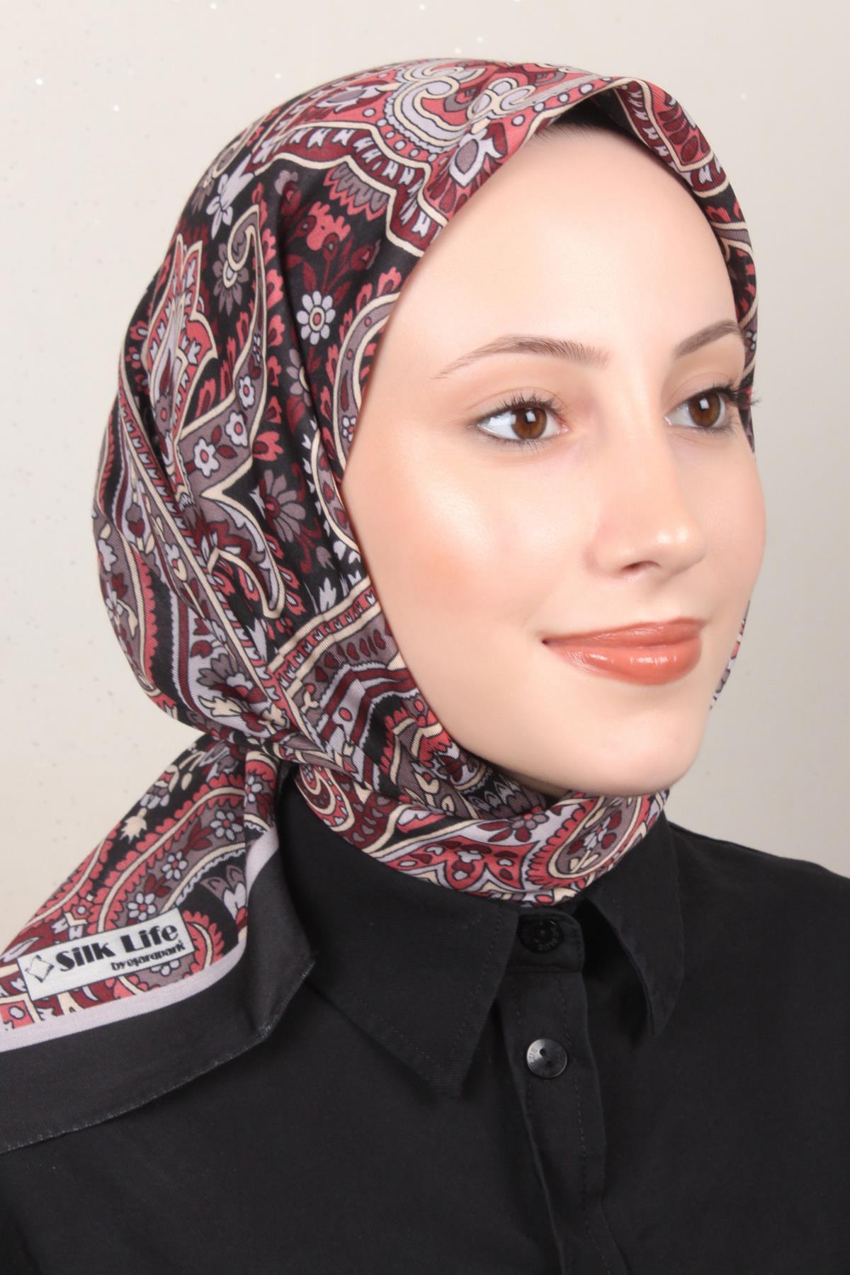Silk Life Soft Pamuk Eşarp 4130-9 